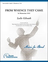 From Whence They Came Concert Band sheet music cover